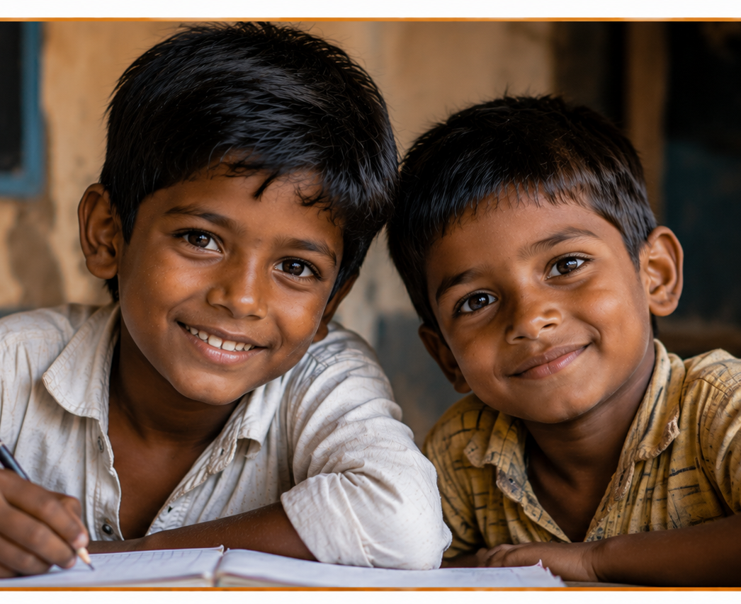 Children supported by Shri Balaji Hanuman Mandir Trust
